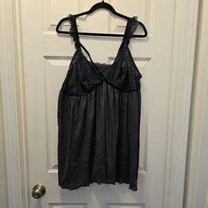 Black/Gray babydoll
